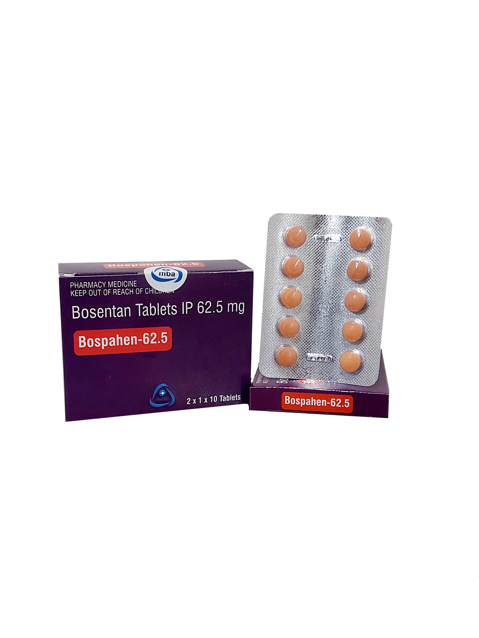 Bospahen 62.5 mg bosentan 62.5 mg
