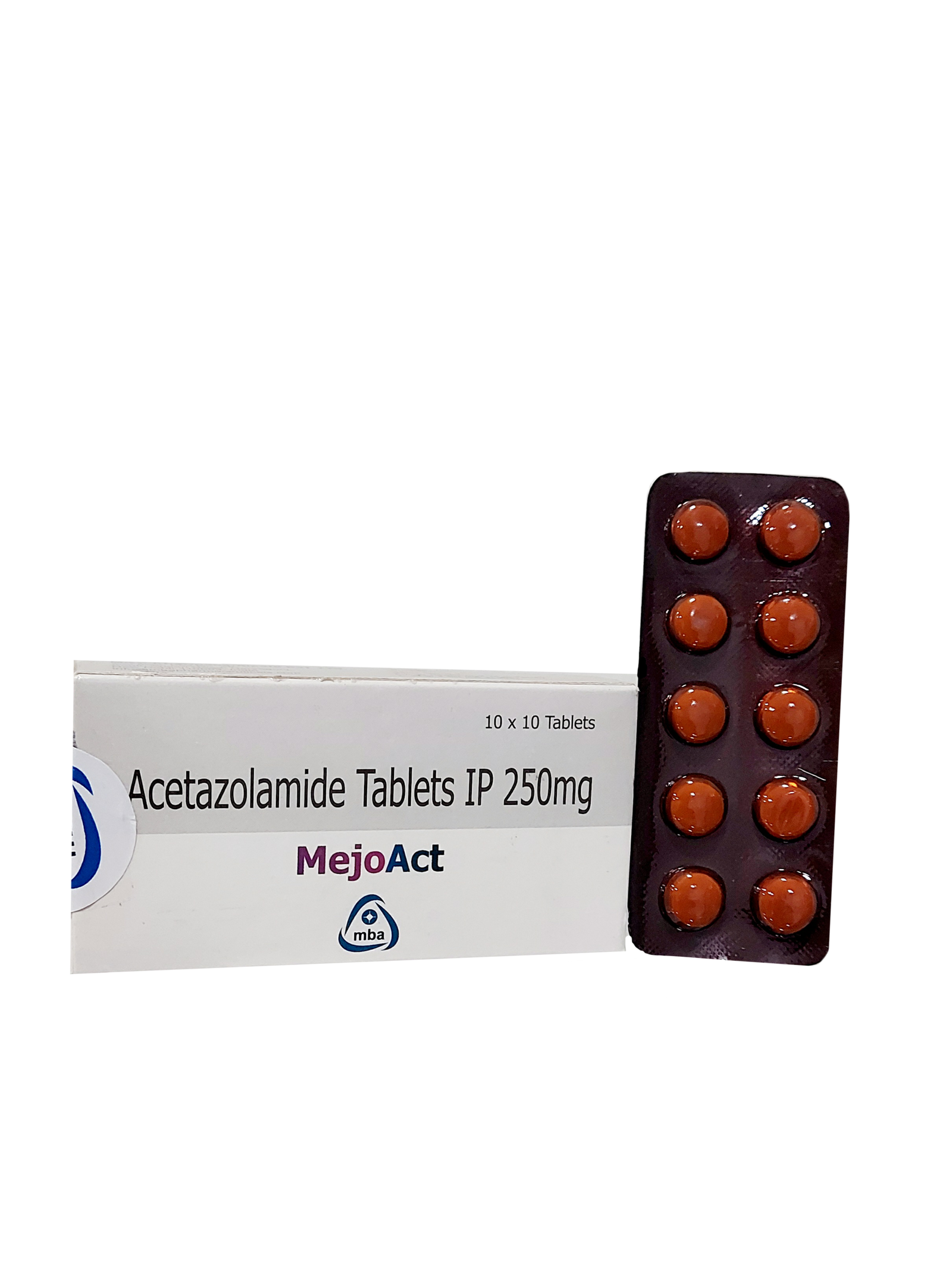 Mejoact 250mg Acetazolamide 250 mg