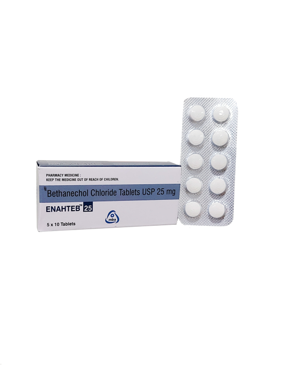 Enahteb 25 mg bethanechol chloride