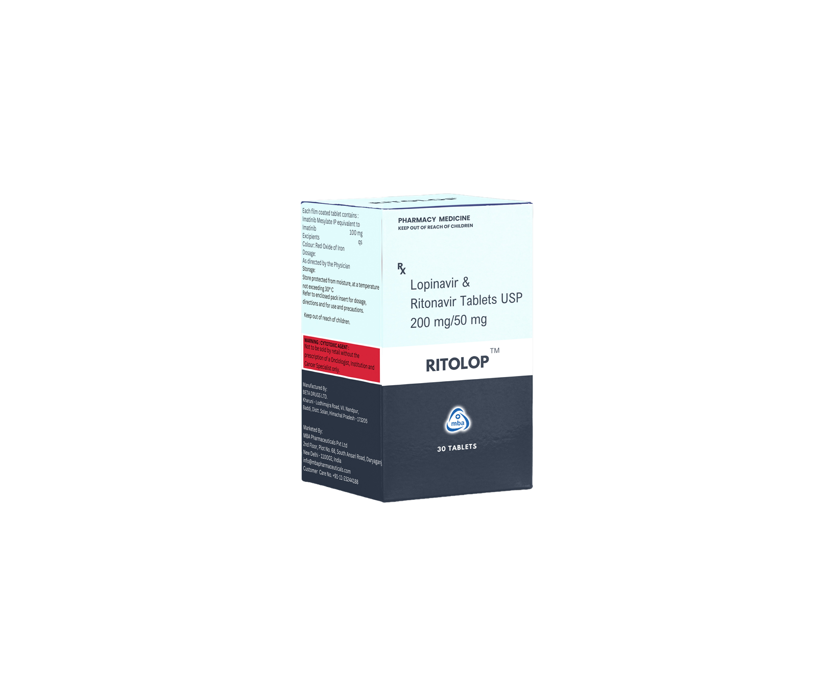 lopinavir & ritonavir 200/50 mg